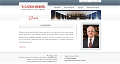 Desktop Screenshot of breier.adv.br